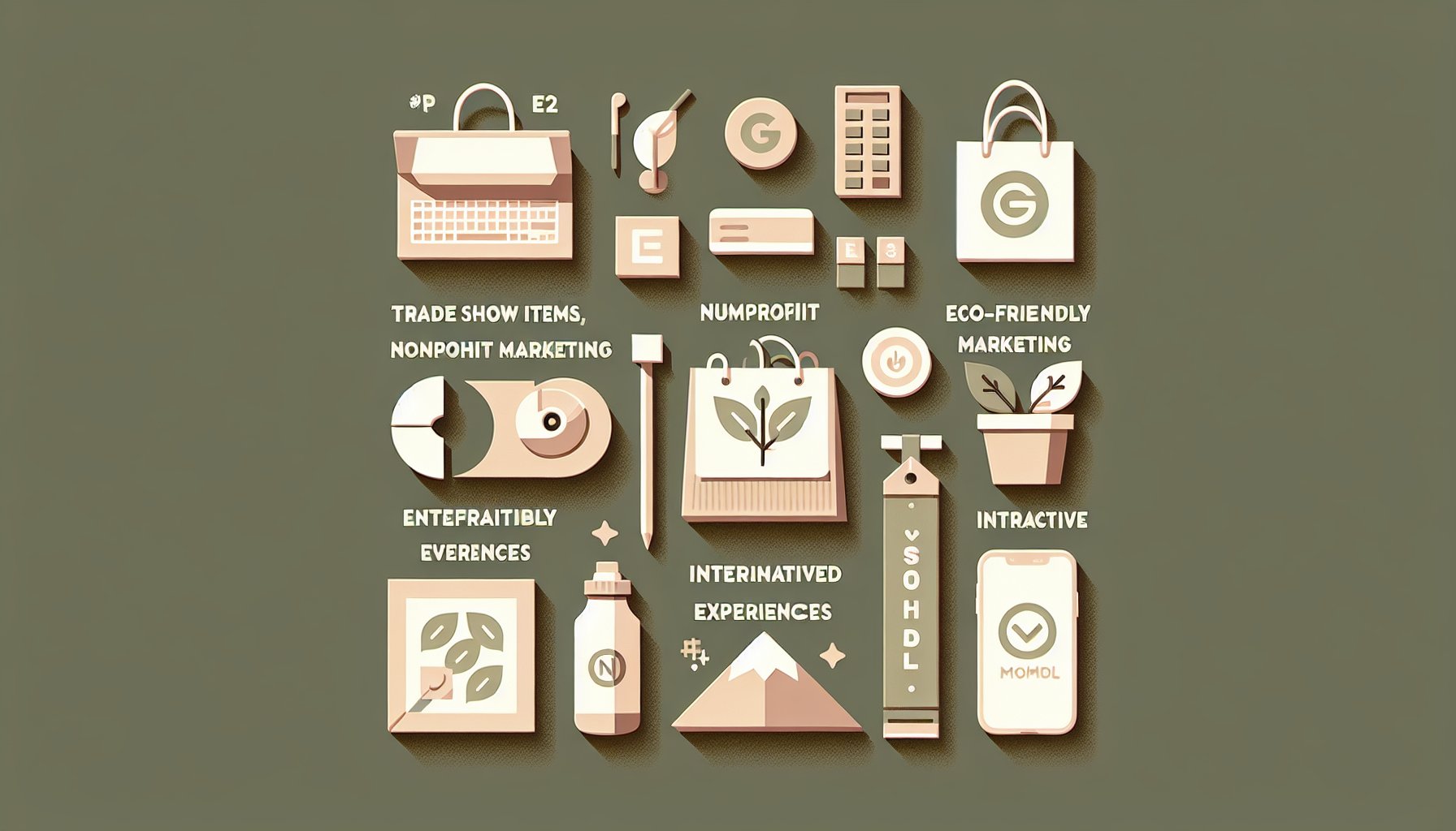 Unique trade show items for nonprofits, featuring eco-friendly giveaways and personalized merchandise for impactful marketing.