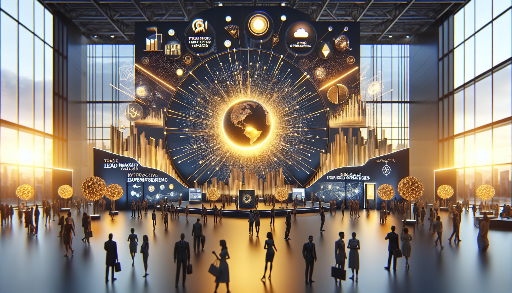 Trade show lead magnets enhancing personalized engagement through interactive experiences and data-driven strategies for 2025.