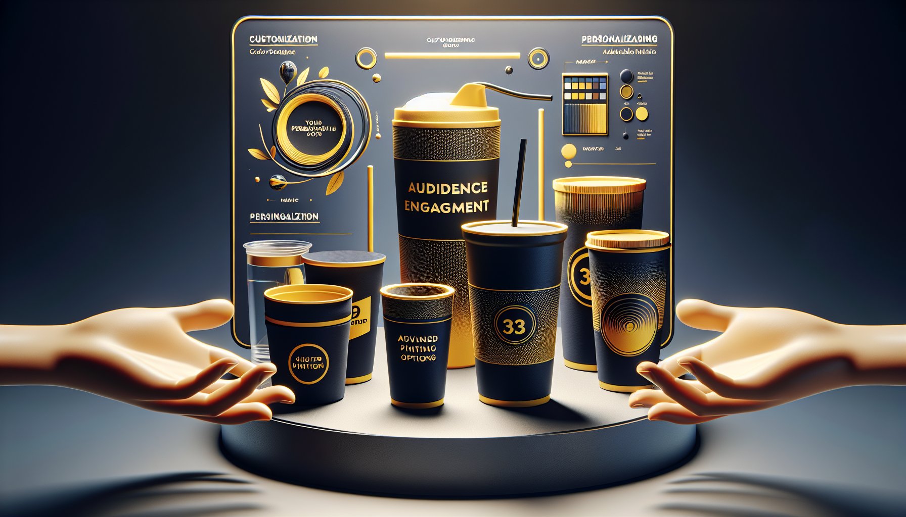 Custom drinkware design guide featuring sustainable materials, personalization options, and effective printing techniques for audience engagement.