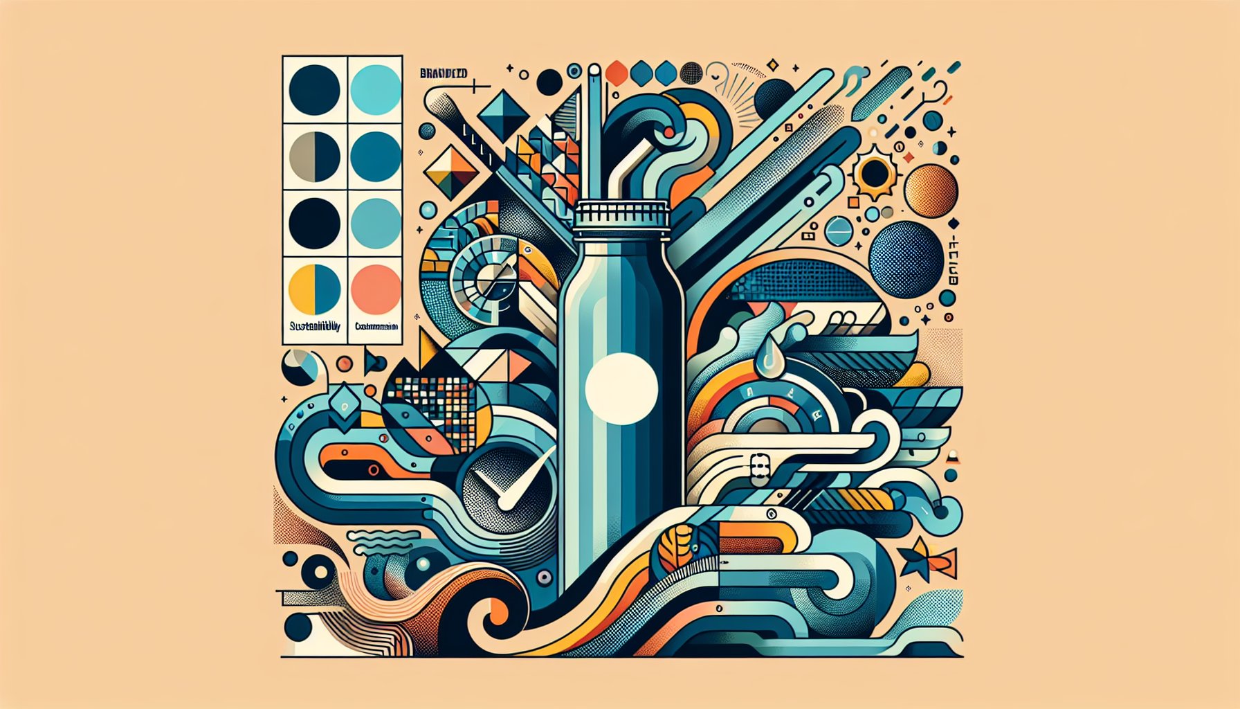 Branded drinkware options showcasing sustainability, customization, and brand identity for effective consumer connection in 2025.