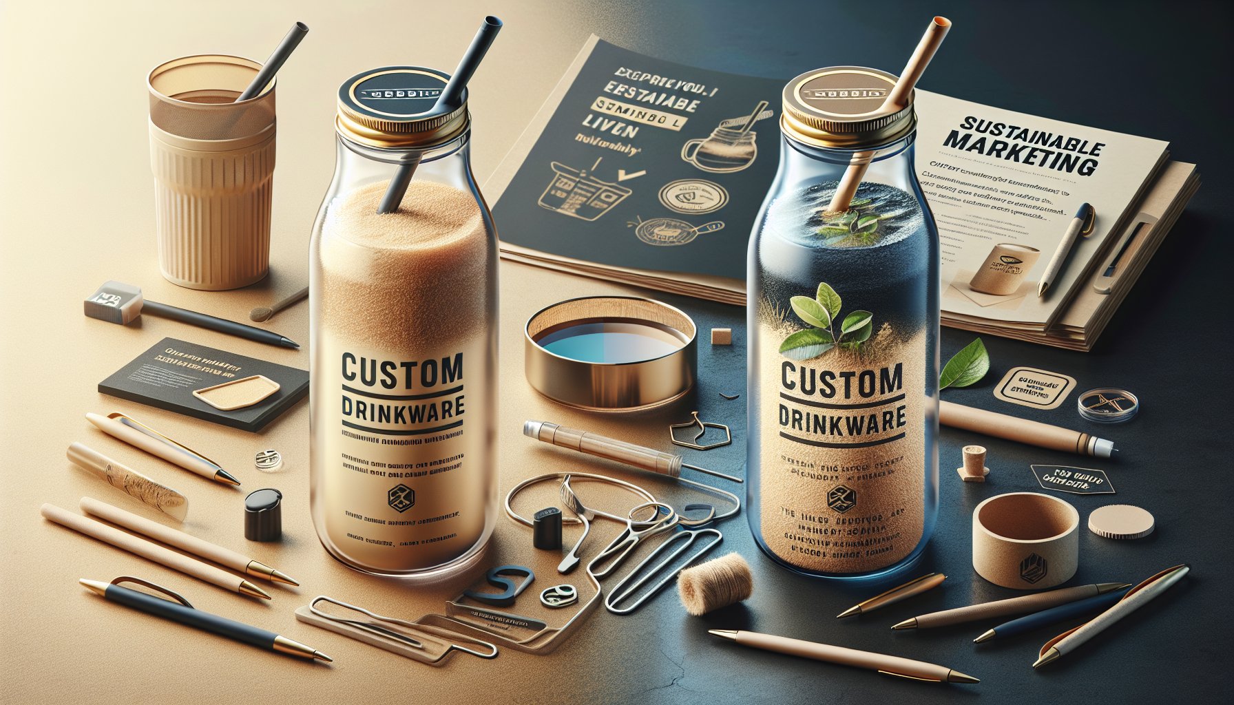 Custom drinkware enhances brand visibility through sustainable marketing and storytelling, fostering emotional connections in 2025.