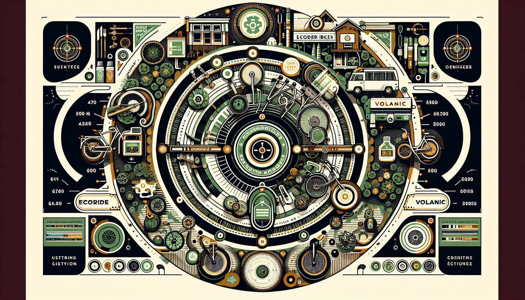 Exploring EcoRider 5000 and Volcanic Bikes community: sustainable cycling, customization options, and innovative bike technology.