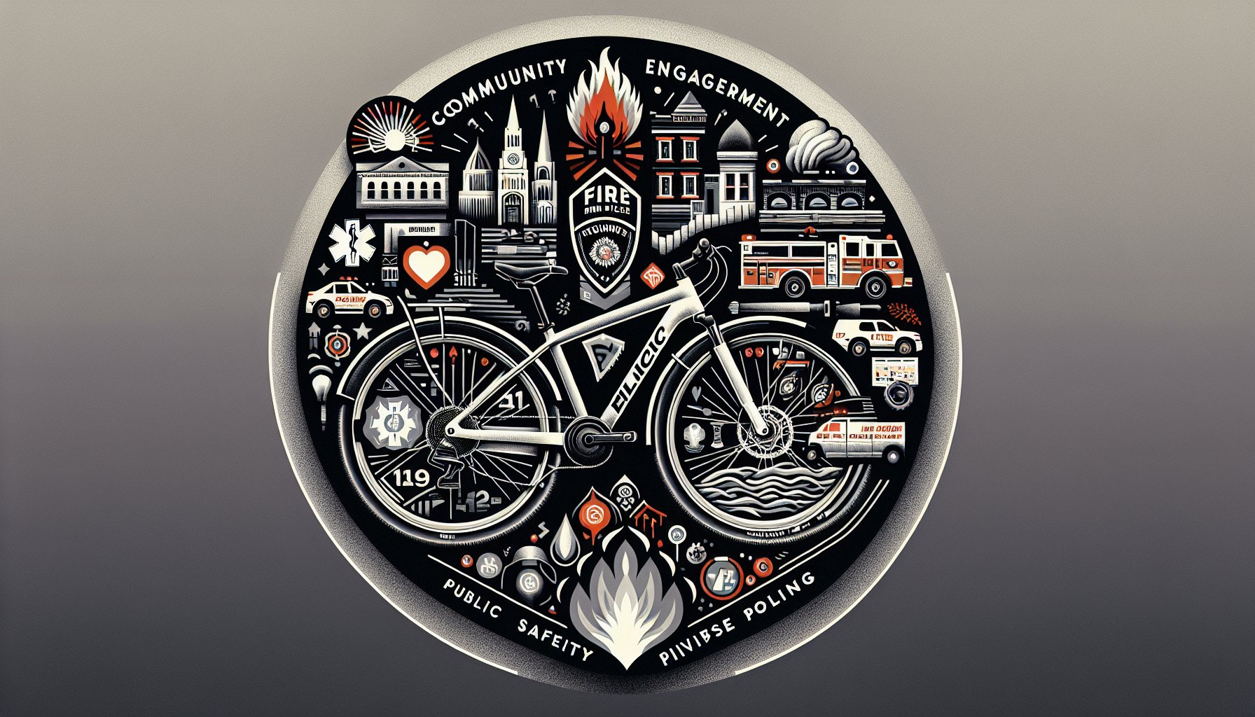 Fire/EMS All-Purpose Bike enhances community engagement and public safety through data-driven policing and Volcanic Bikes initiatives.