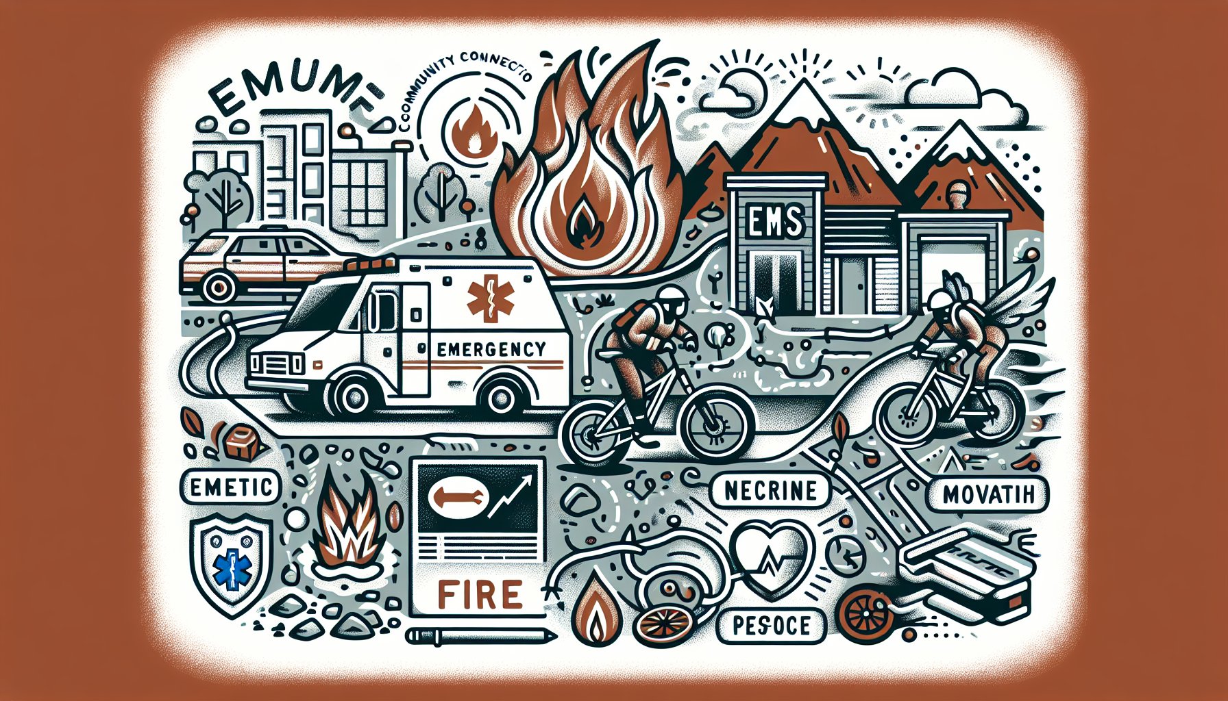 Fire/EMS Bike Patrols enhance emergency response with eco-friendly volcanic bikes, fostering community connection and innovation.