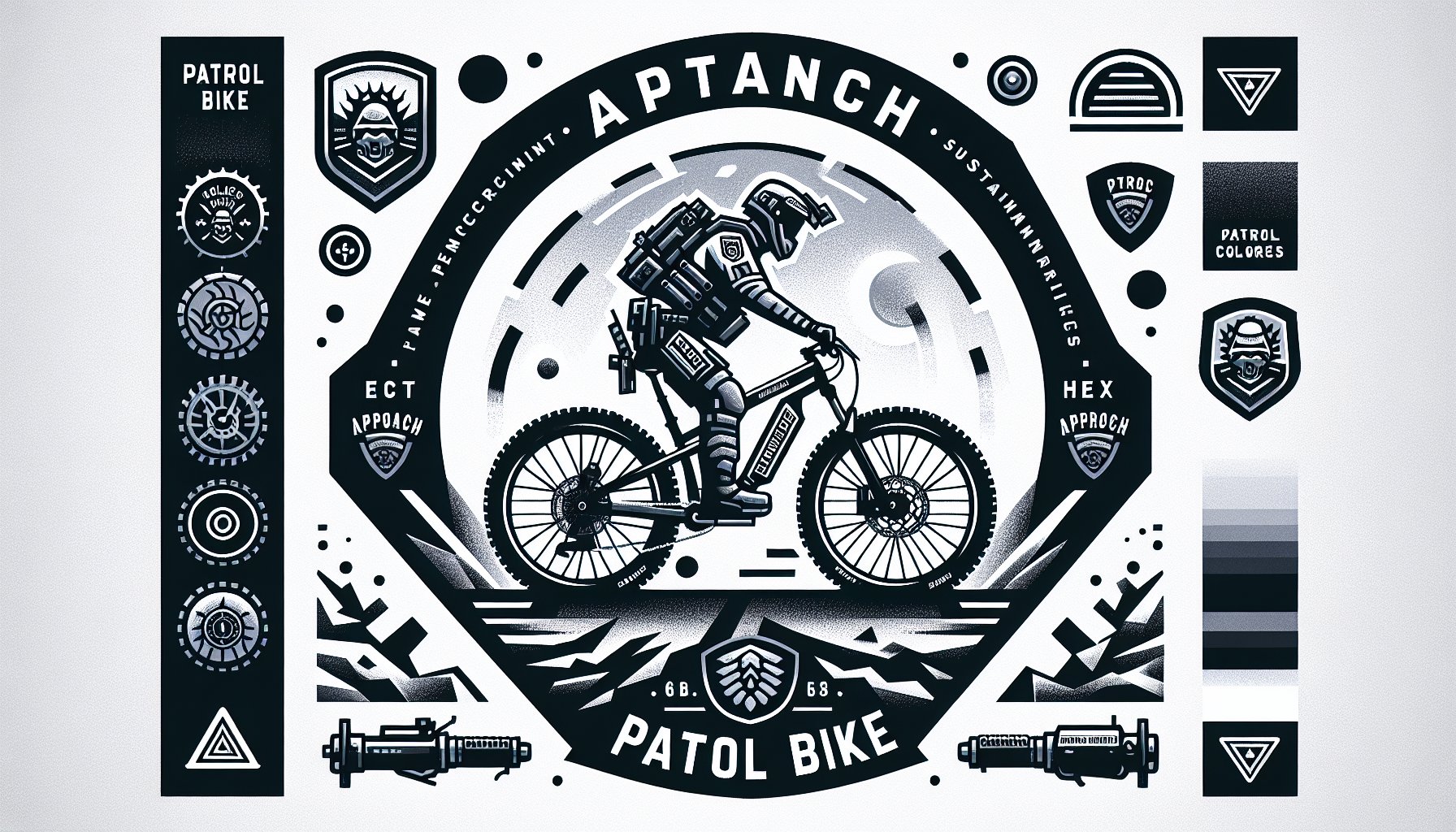 Engineering process of Volcanic Bikes' Approach Patrol Bike, showcasing sustainable design for law enforcement bicycles.