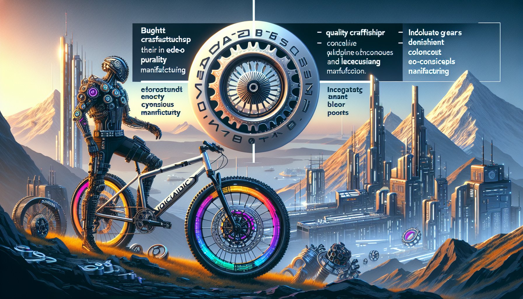 Volcanic Bikes showcasing quality craftsmanship, eco-conscious manufacturing, and advanced gear systems for the cycling community.