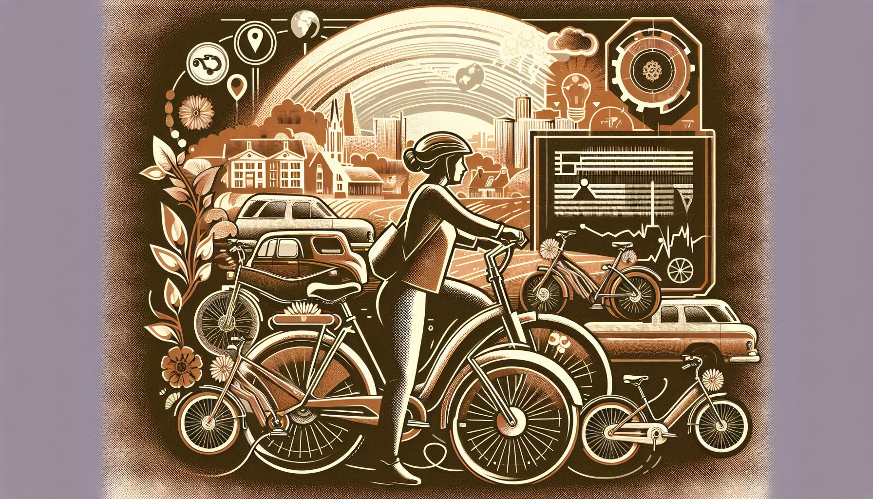 Electric bicycles promoting sustainable mobility and eco-friendly transportation through innovation and community engagement in 2025.