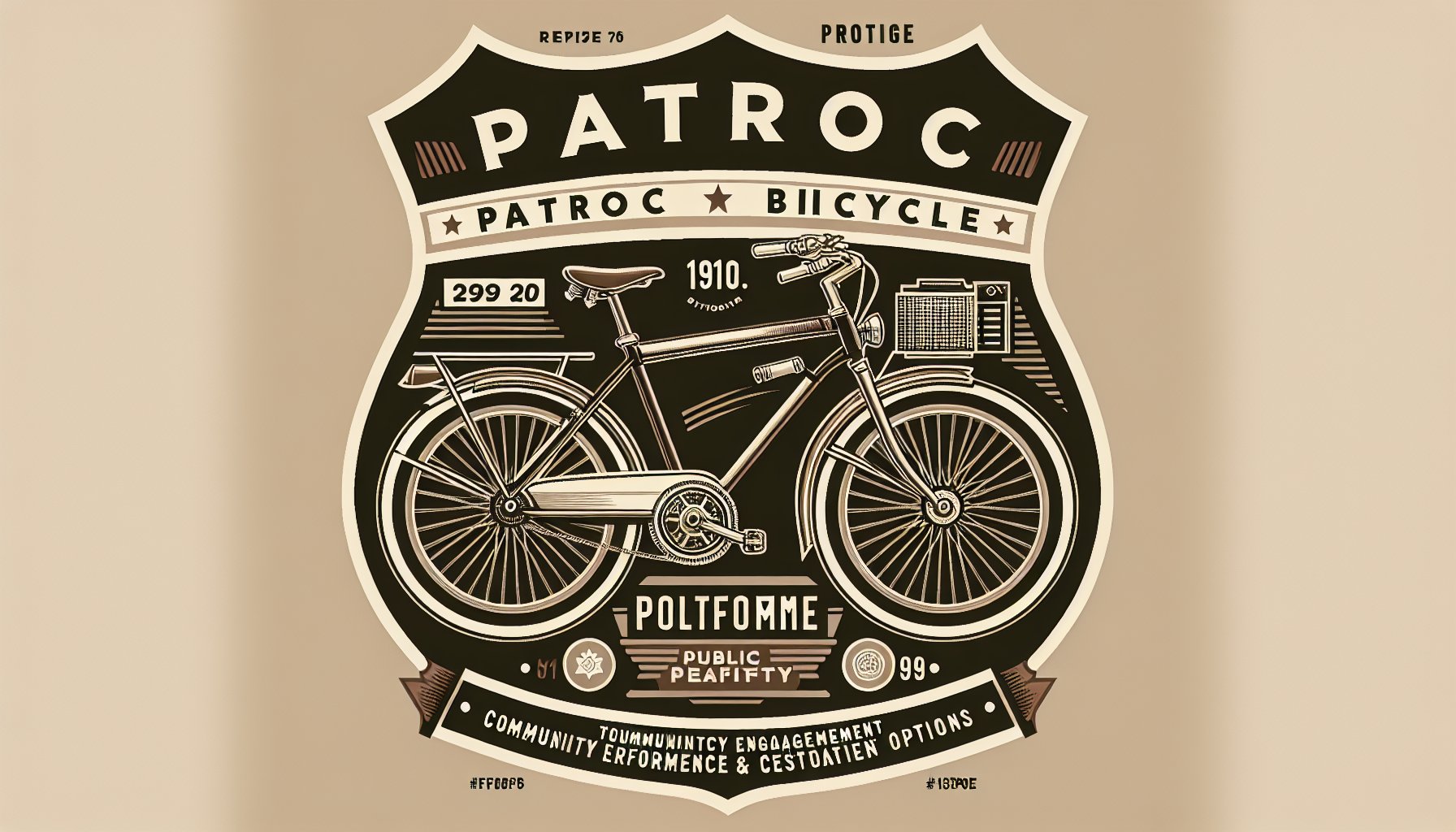Original Approach Patrol Bike by Volcanic Bikes enhances community engagement and public safety with customizable features.
