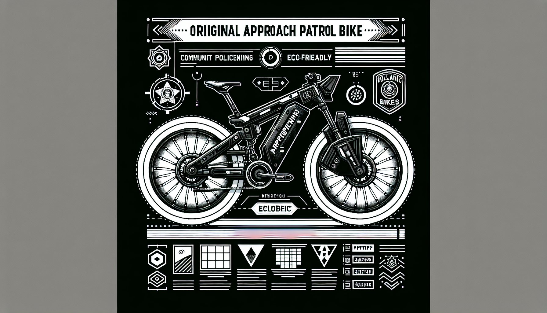 Original Approach Patrol Bike by Volcanic Bikes: an eco-friendly innovation for community policing and law enforcement in 2025.