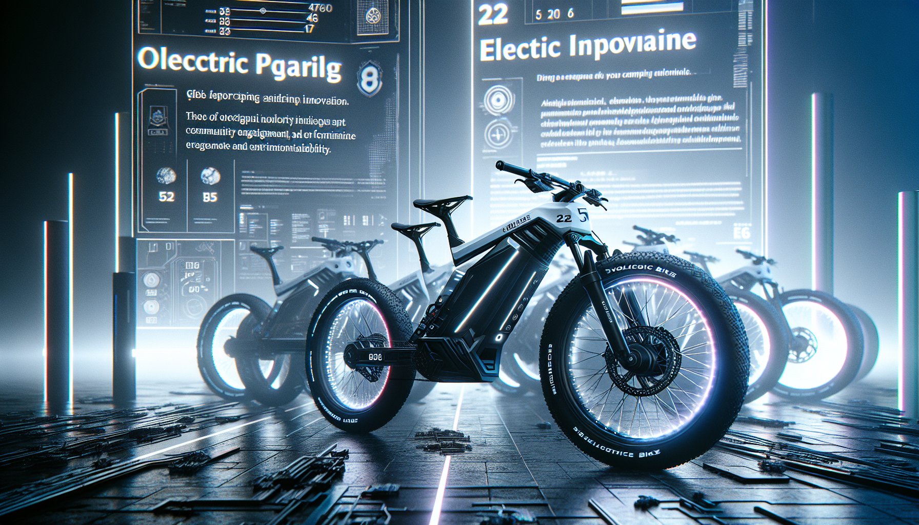 Electric patrol bikes enhance law enforcement with innovative community engagement and environmental sustainability by Volcanic Bikes.