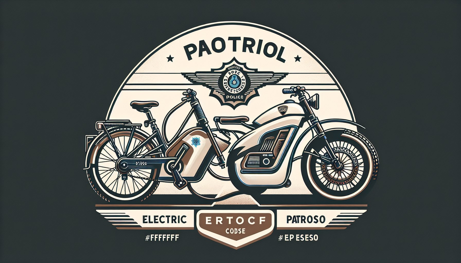 Comparison of electric vs. traditional patrol bikes highlighting law enforcement efficiency, community engagement, and environmental impact.
