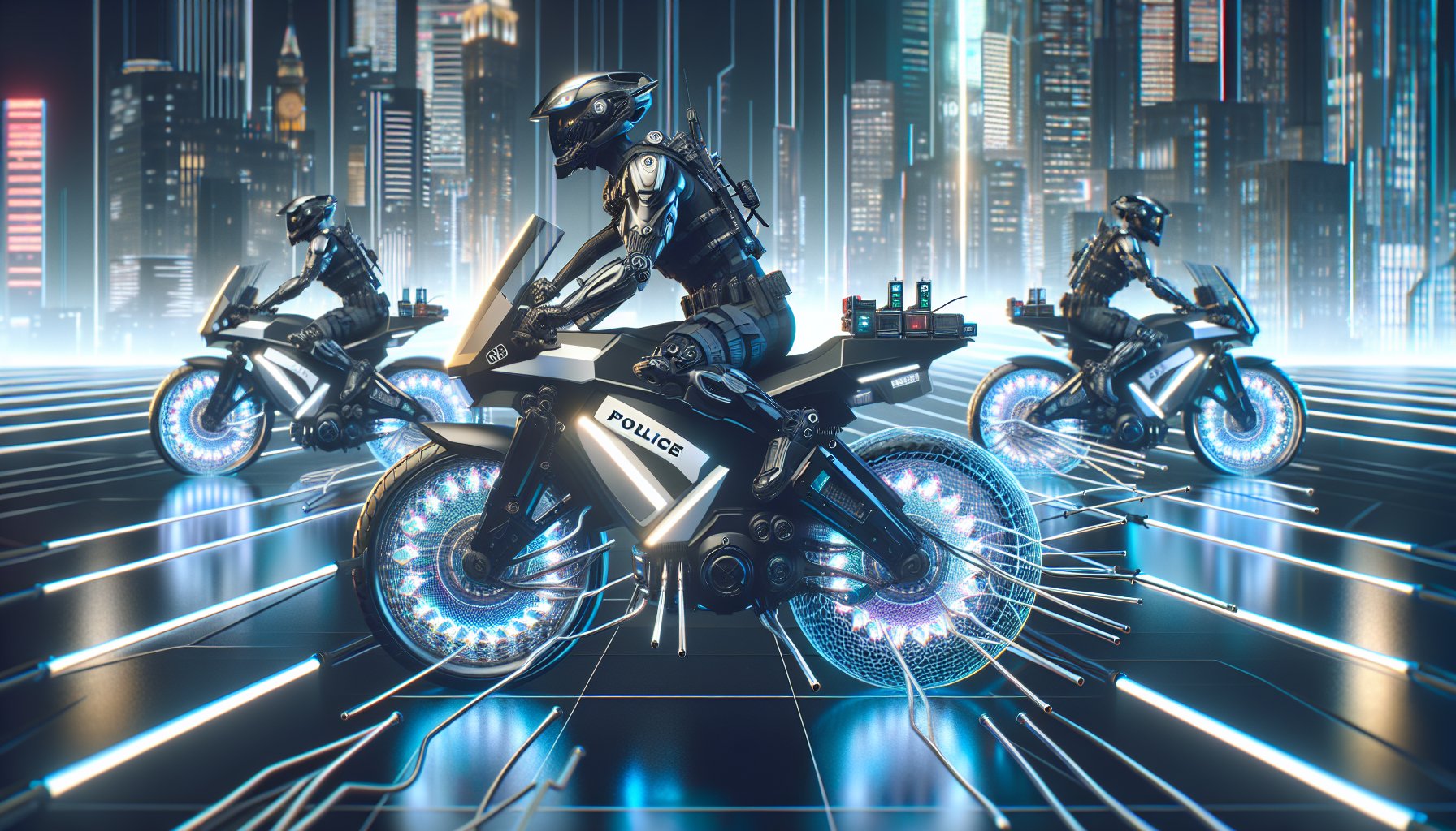 Comparison of electric patrol bikes and traditional bikes highlighting e-bike advantages for sustainable community policing.