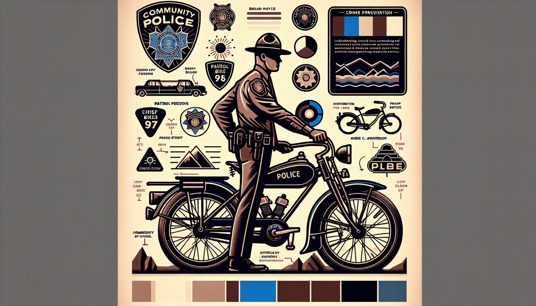 Patrol bikes enhance community policing and crime prevention, as highlighted by Chief Andre C. Anderson and Volcanic Bikes.