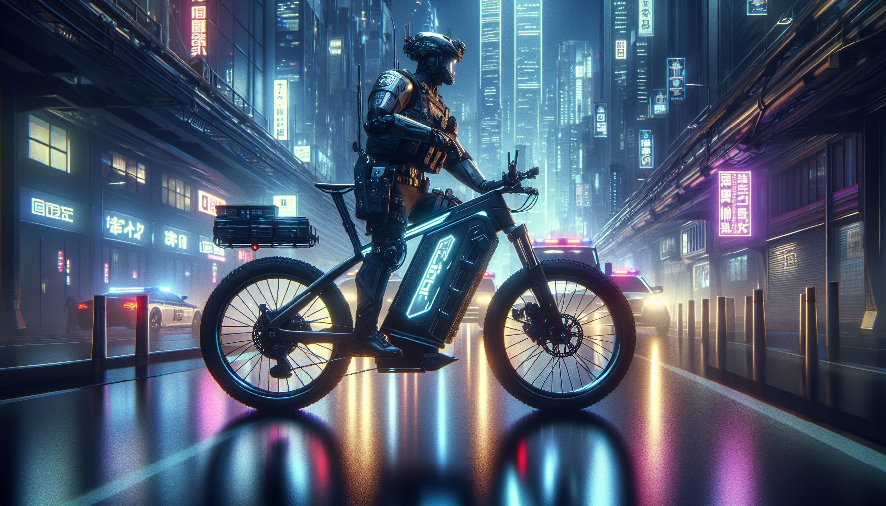 Guide to electric patrol bikes featuring Shimano STEPS E8000, highlighting urban policing technology and sustainable mobility solutions.