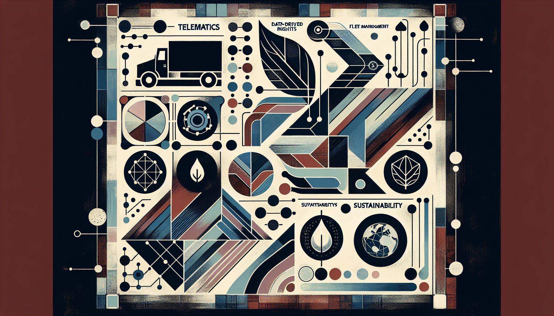 Telematics guide for fleet management, highlighting data-driven insights, sustainability, and predictive analytics.