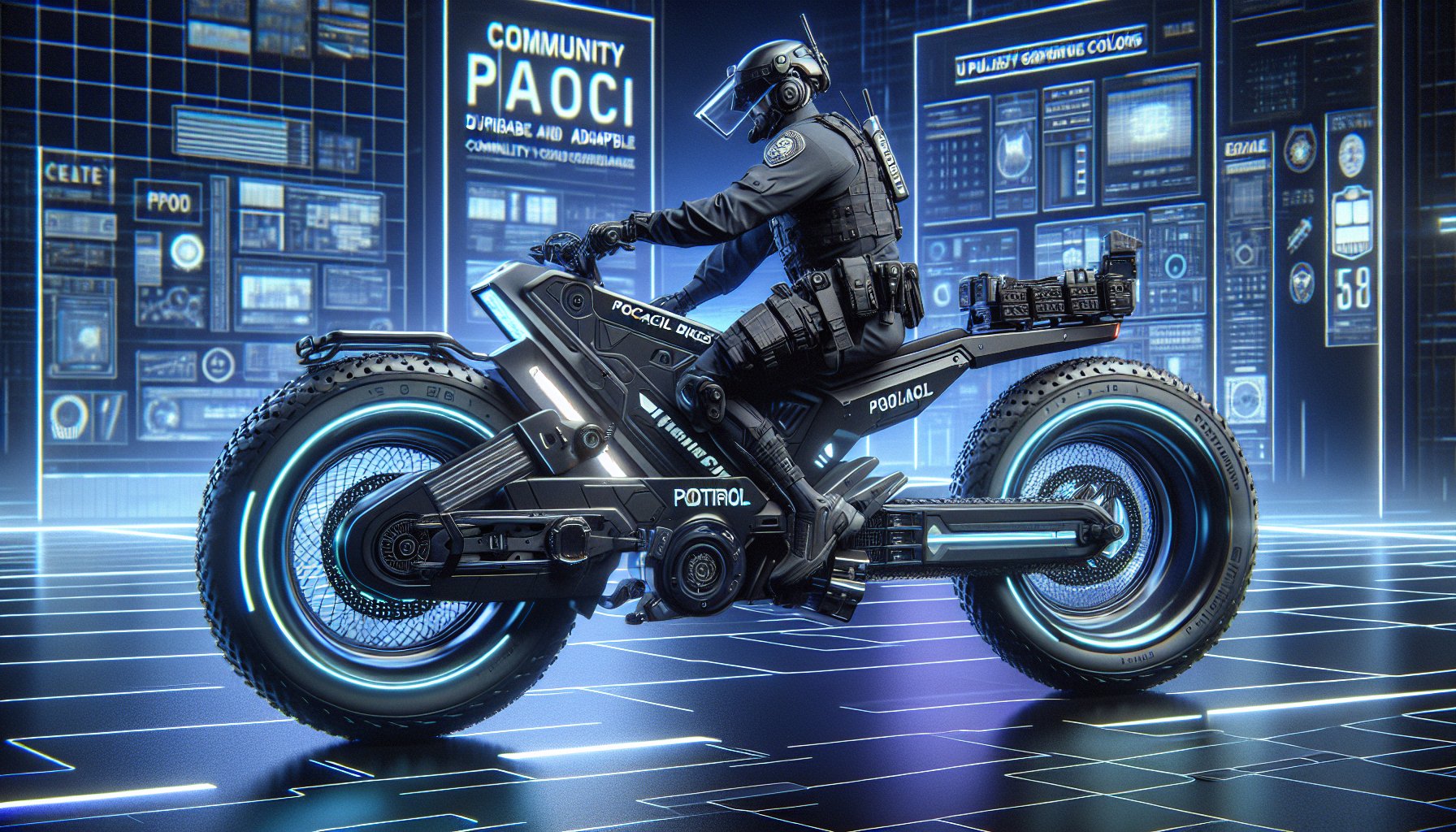 Patrol bike by Volcanic Bikes offers durability, adaptability, and enhances law enforcement mobility and community engagement.
