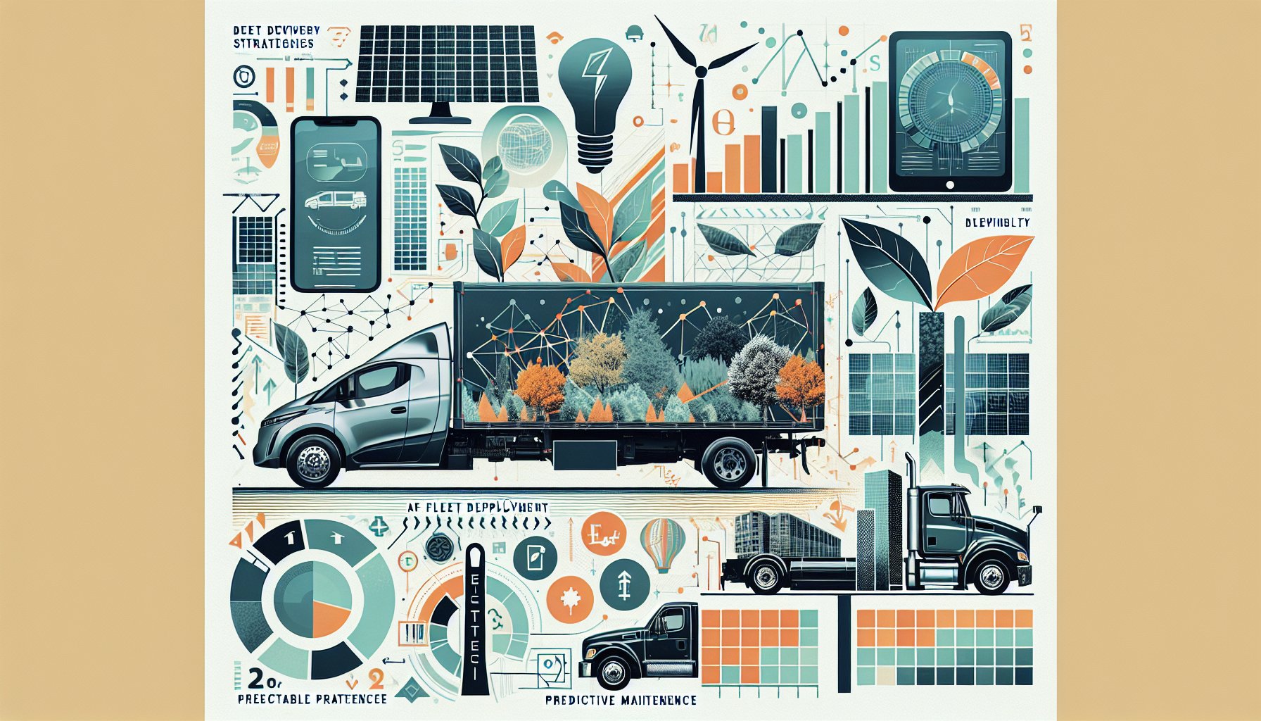 Fleet deployment strategies for 2025 focusing on electric utility vehicles, data-driven management, and sustainable practices.