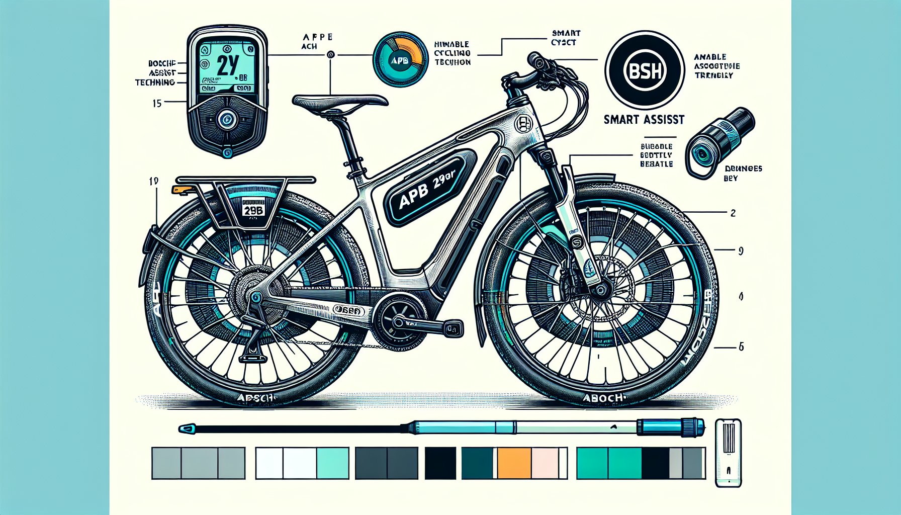 APB 29er E-Bike with Bosch Assist: eco-friendly, smart features for sustainable commuting and enhanced cycling experience.