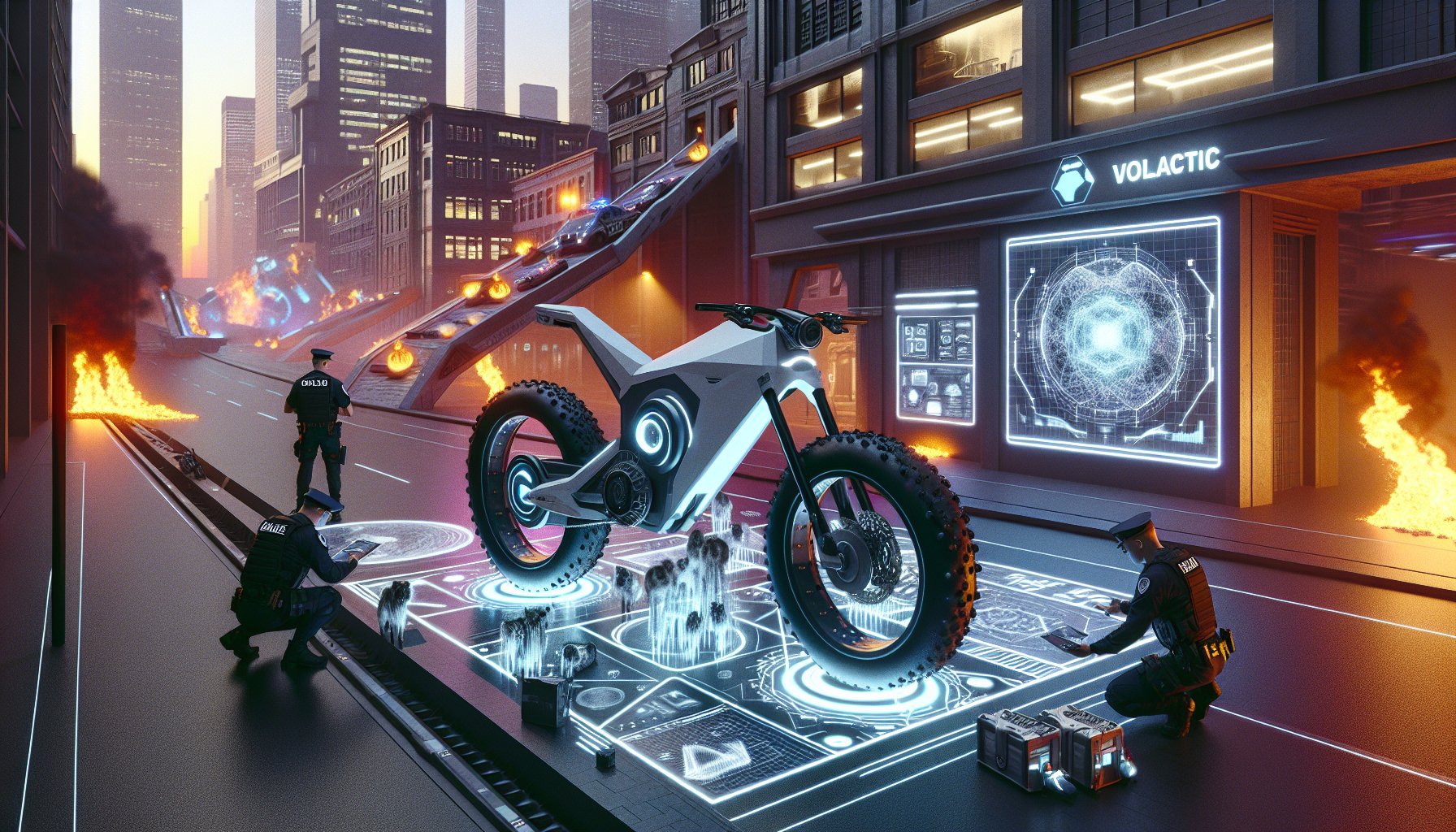 Volcanic Bikes enhance community-centered policing with sustainable, all-terrain mobility and advanced technology for law enforcement.