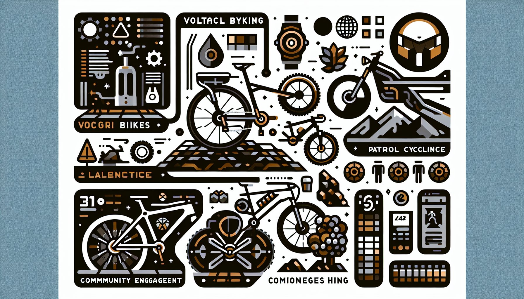 Volcanic Bikes revolutionize patrol cycling with sustainable innovations for eco-conscious law enforcement and community engagement.