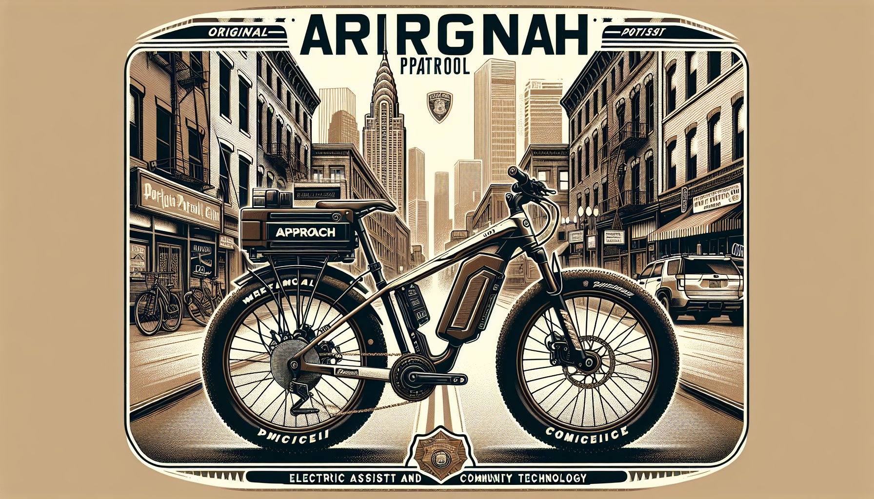Original Approach Patrol Bike enhances urban policing with electric assist, superior maneuverability, and community engagement.