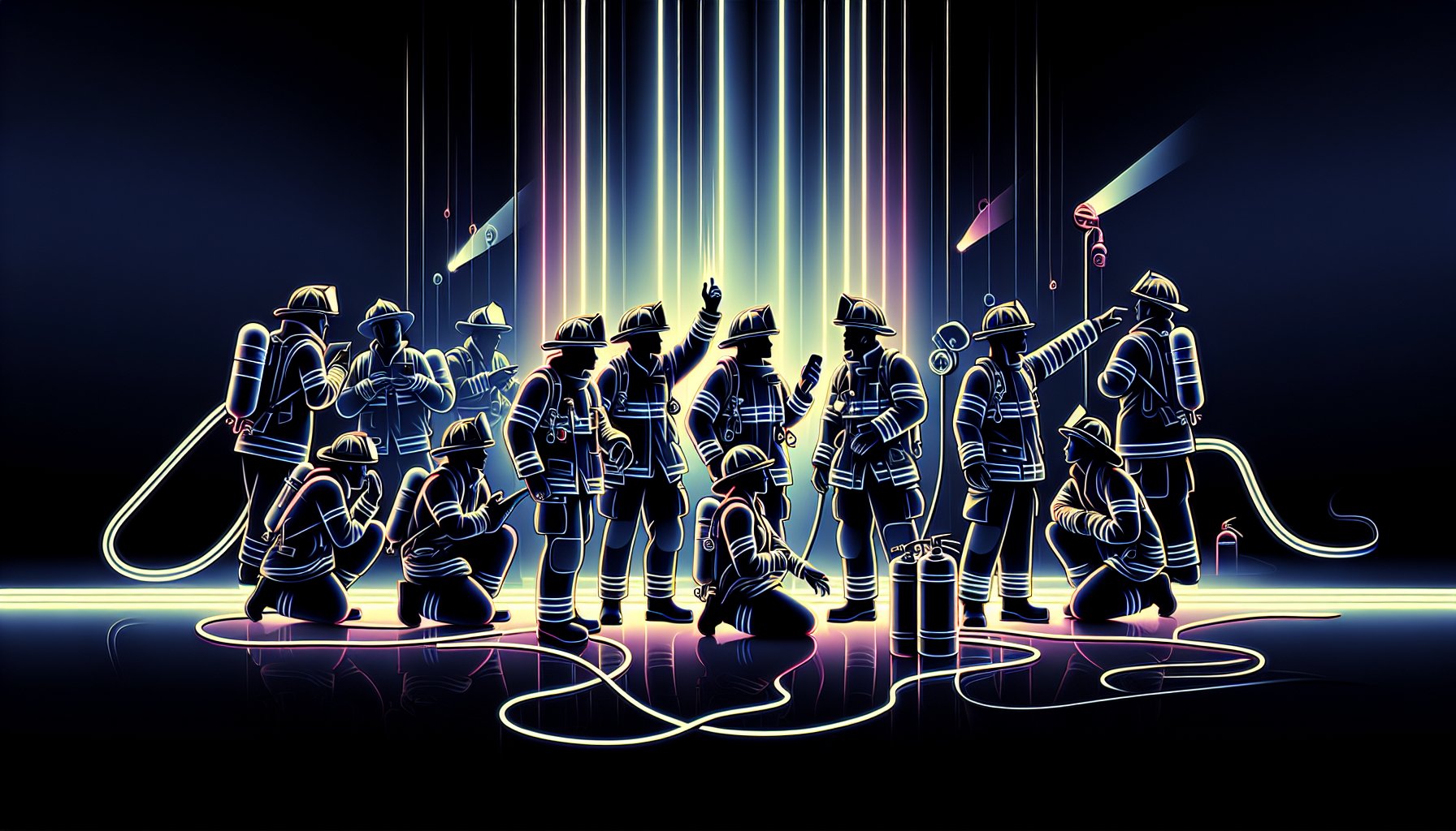 Volunteer firefighters and emergency services info for community safety, crisis management, and tech in volunteering.