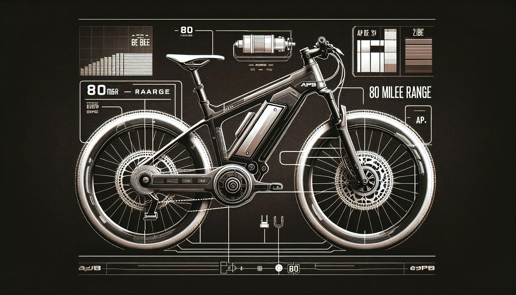 APB 29er e-bike offers 80-mile range for eco-friendly, sustainable commuting with advanced motor technology.