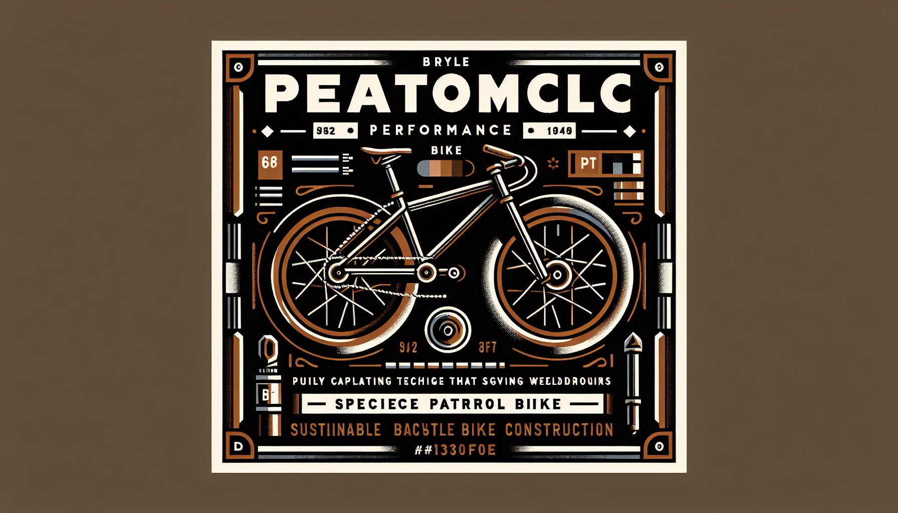 Patrol bike comparing frame materials and advanced welding for optimal performance and sustainable construction with high-quality components.