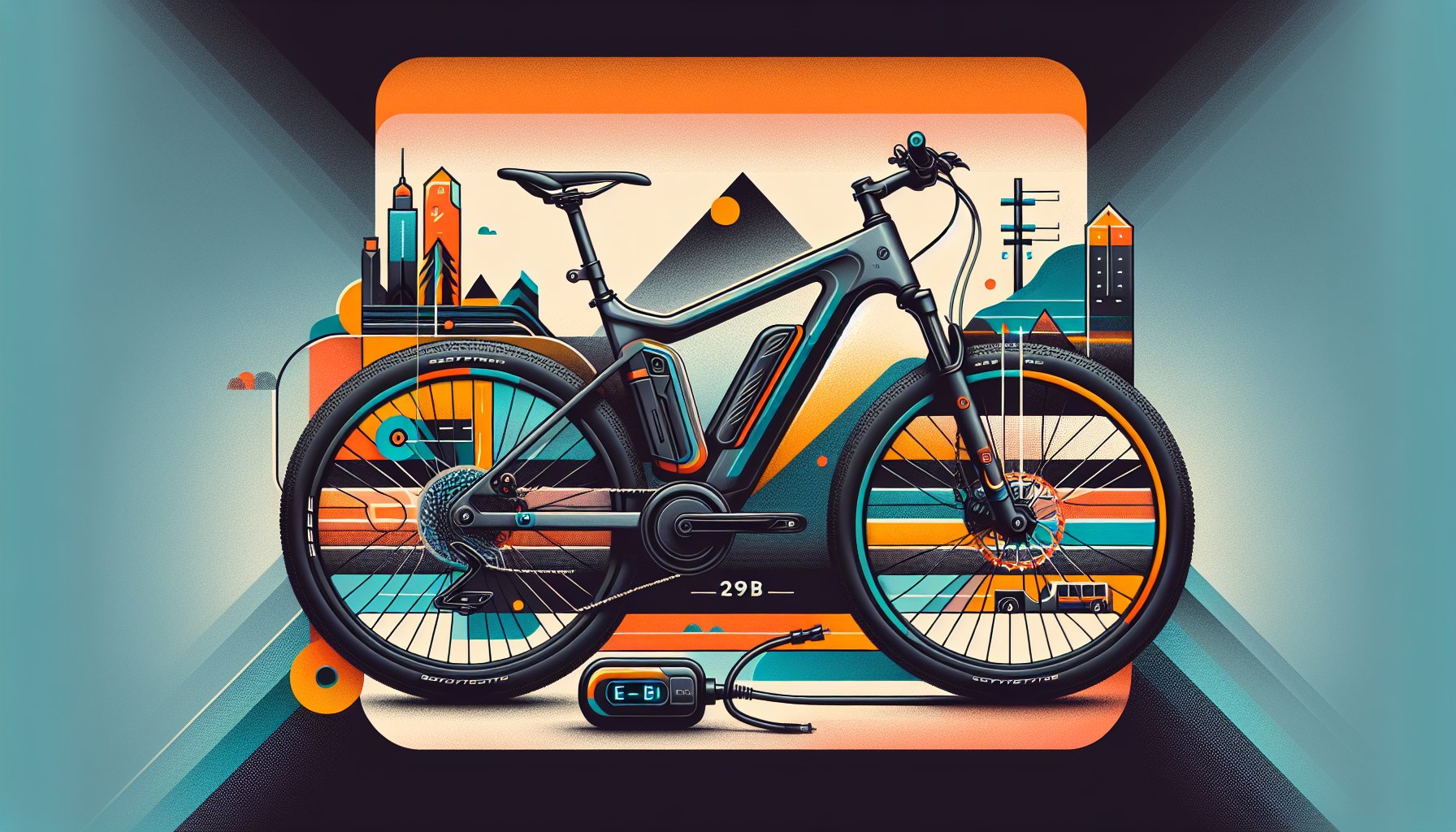 APB 29er E-Bike review highlighting its 80-mile range and electric drivetrain for sustainable transportation by Volcanic Bikes.