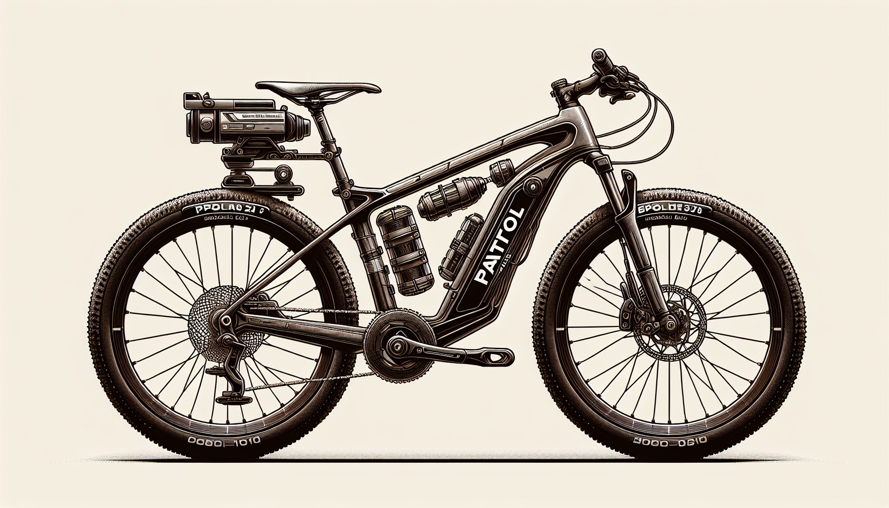 Key engineering challenges in patrol bike manufacturing: materials innovation, ergonomic design, and urban policing technology by Volcanic Bikes.