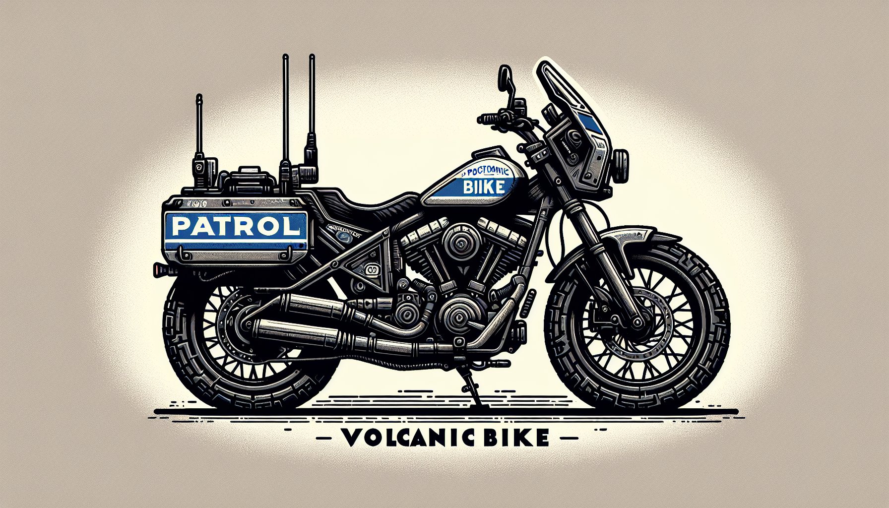 Durable patrol bikes by Volcanic Bikes feature advanced technology and customization for law enforcement needs.