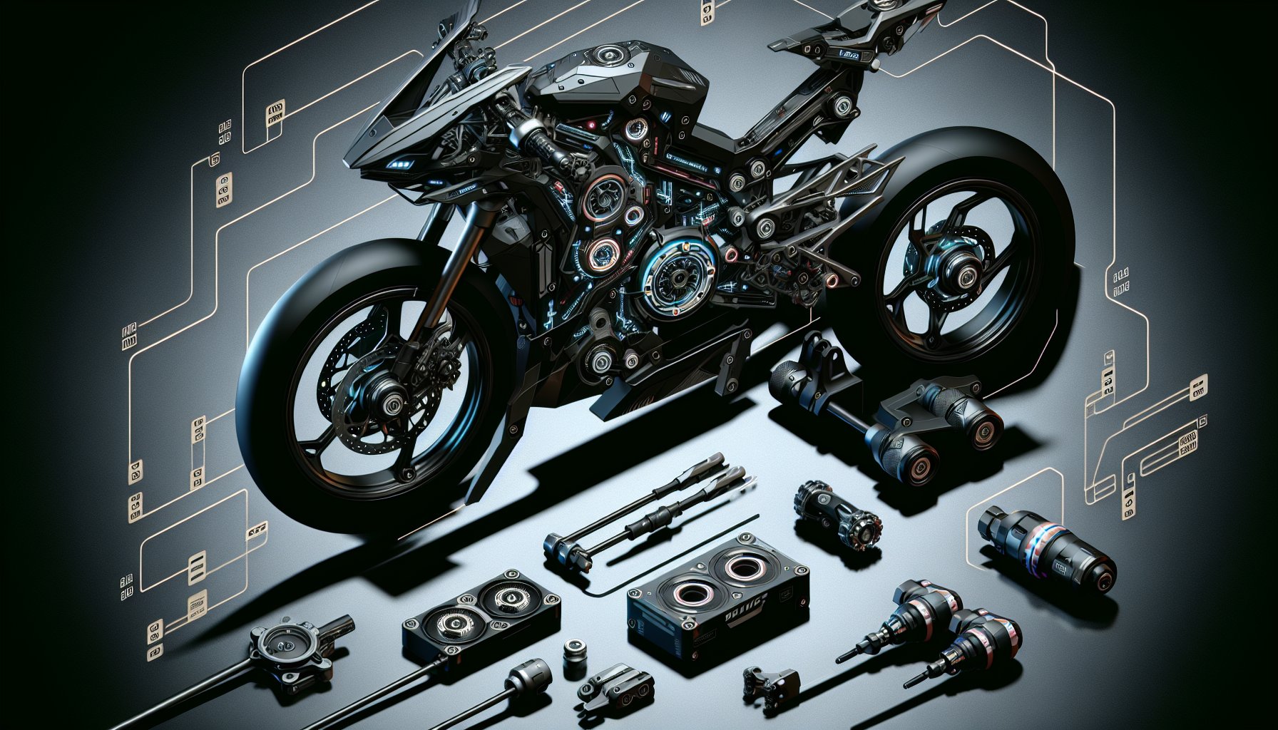 Essential components of high-quality patrol bikes: durable frame, advanced braking, and integrated lighting systems.