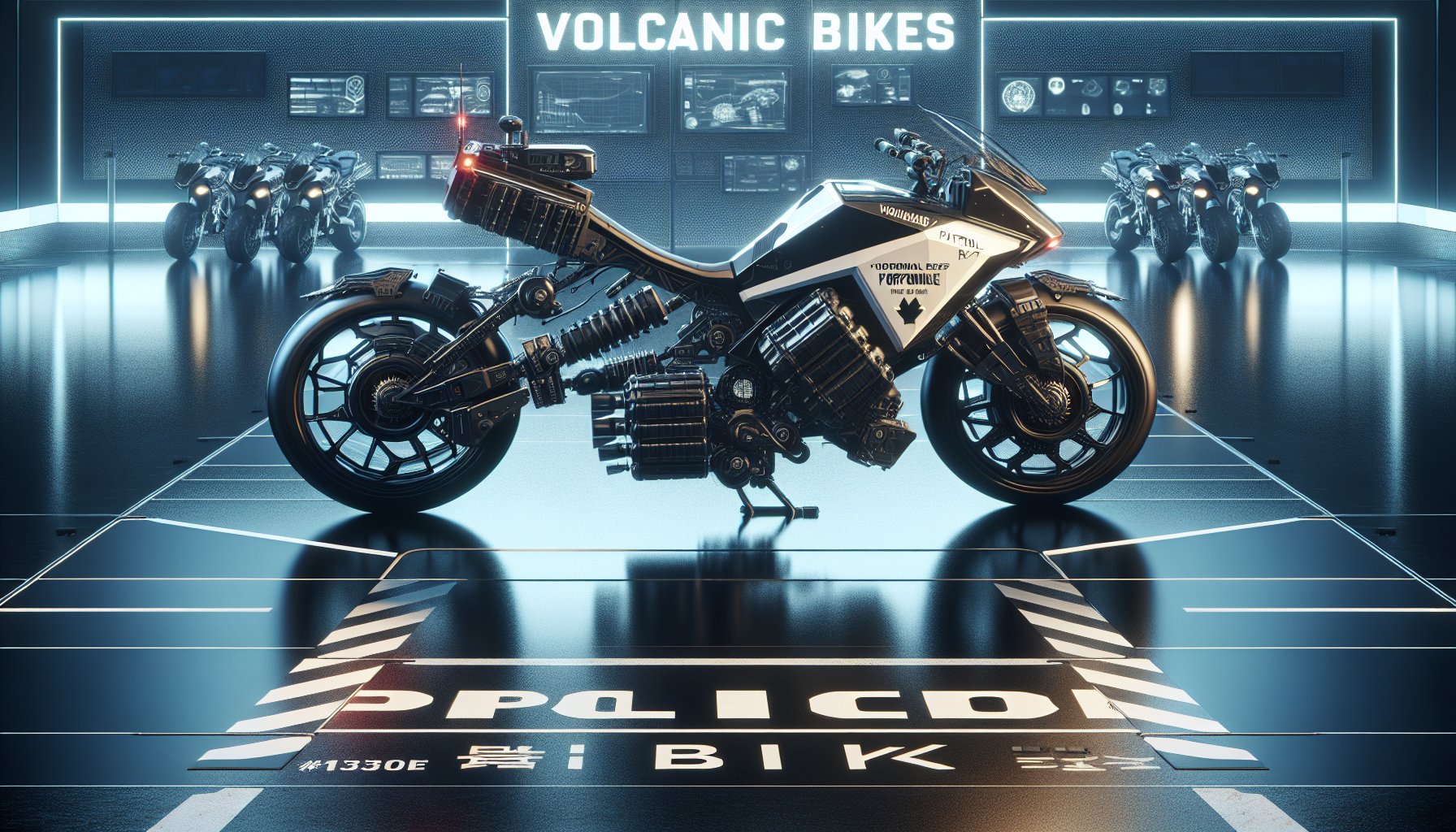 Engineering innovations enhance patrol bike performance, optimizing law enforcement bikes like Volcanic Bikes through advanced design technology.