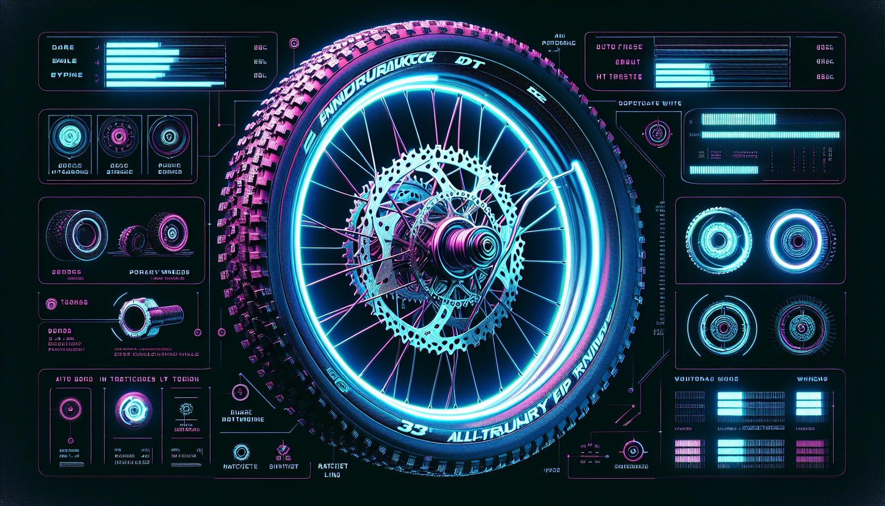 DT Swiss HU1900 wheels excel in endurance cycling with Ratchet LN technology for durable all-terrain mountain bike performance.