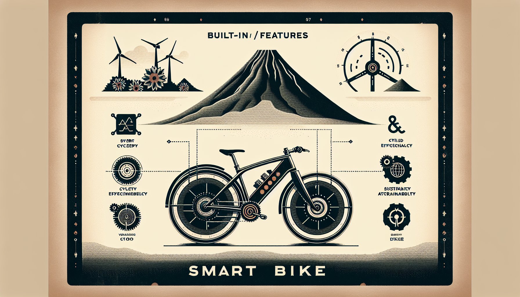 Volcanic Bikes showcase built-in features that enhance cycling efficiency, performance, and sustainability with smart technology.