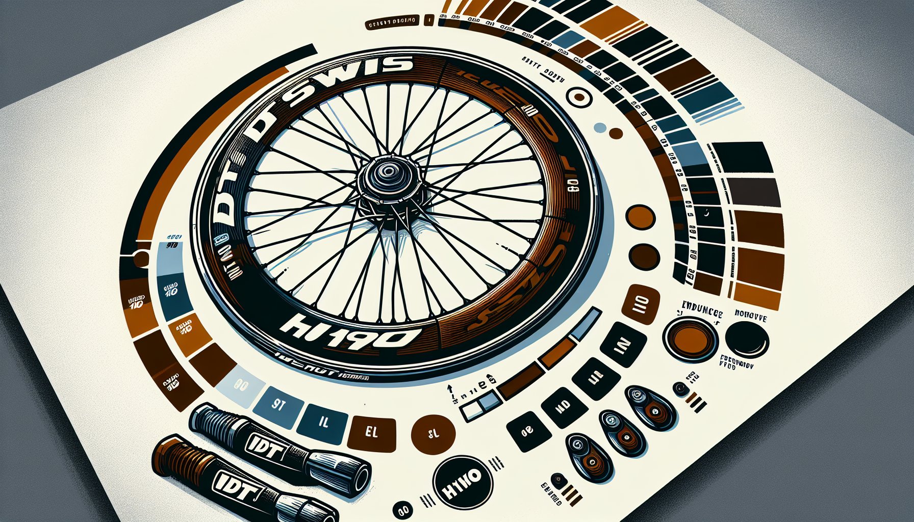 DT Swiss HU1900 wheels: lightweight, robust endurance cycling gear enhancing performance and aerodynamic efficiency.