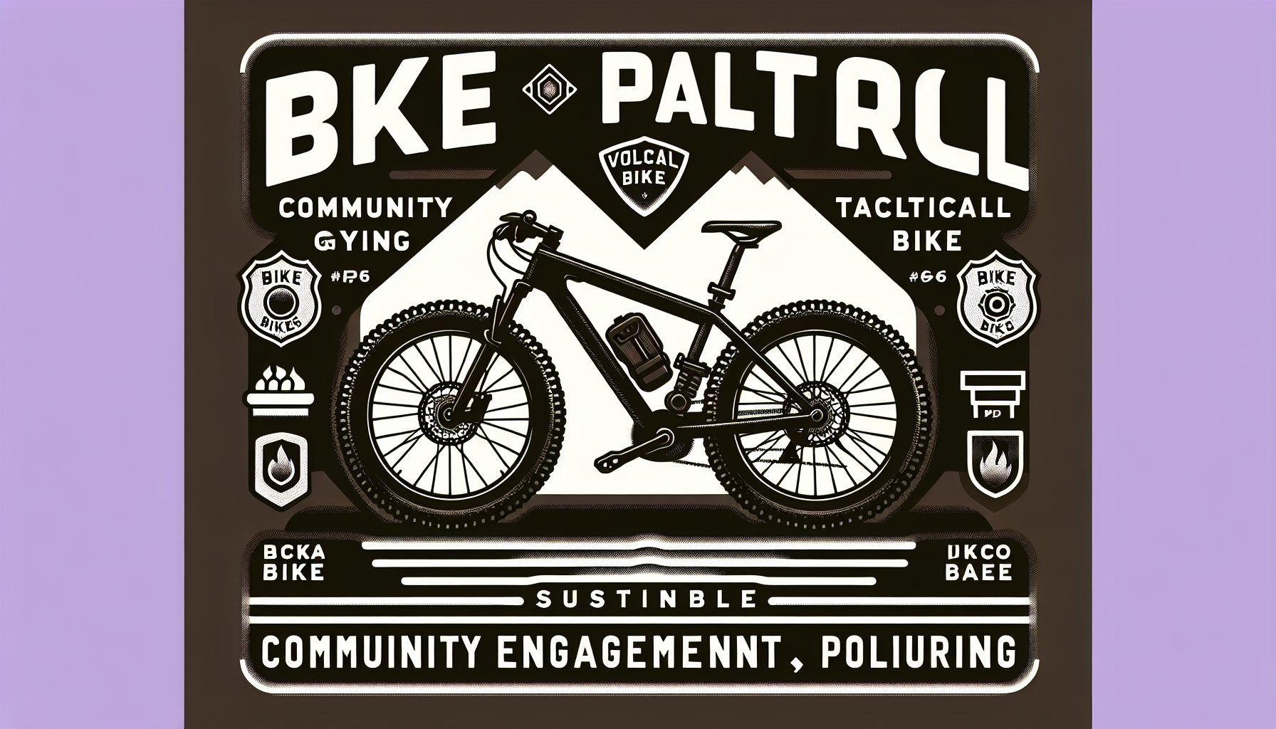 Patrol bike gear essentials for officers, featuring Volcanic Bikes, tactical features, and promoting sustainable policing.
