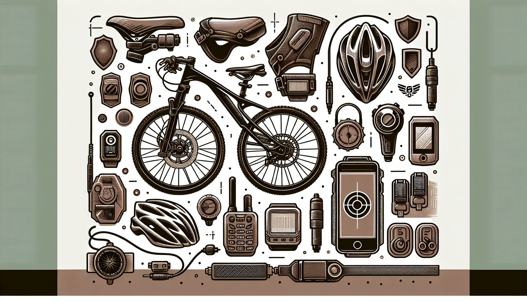 Top must-have patrol bicycle accessories: ergonomic saddles, advanced lighting, communication gear, and GPS navigation technology.