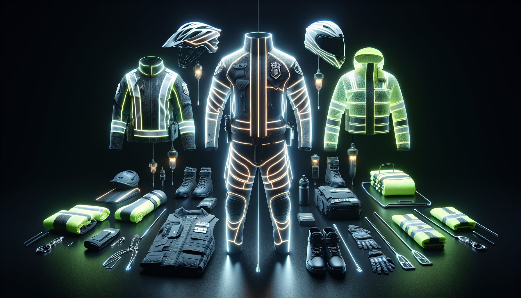 FAQs on weather-resistant accessories for patrol bikes, featuring high-visibility jackets and smart materials like HDPE and Cordura nylon.