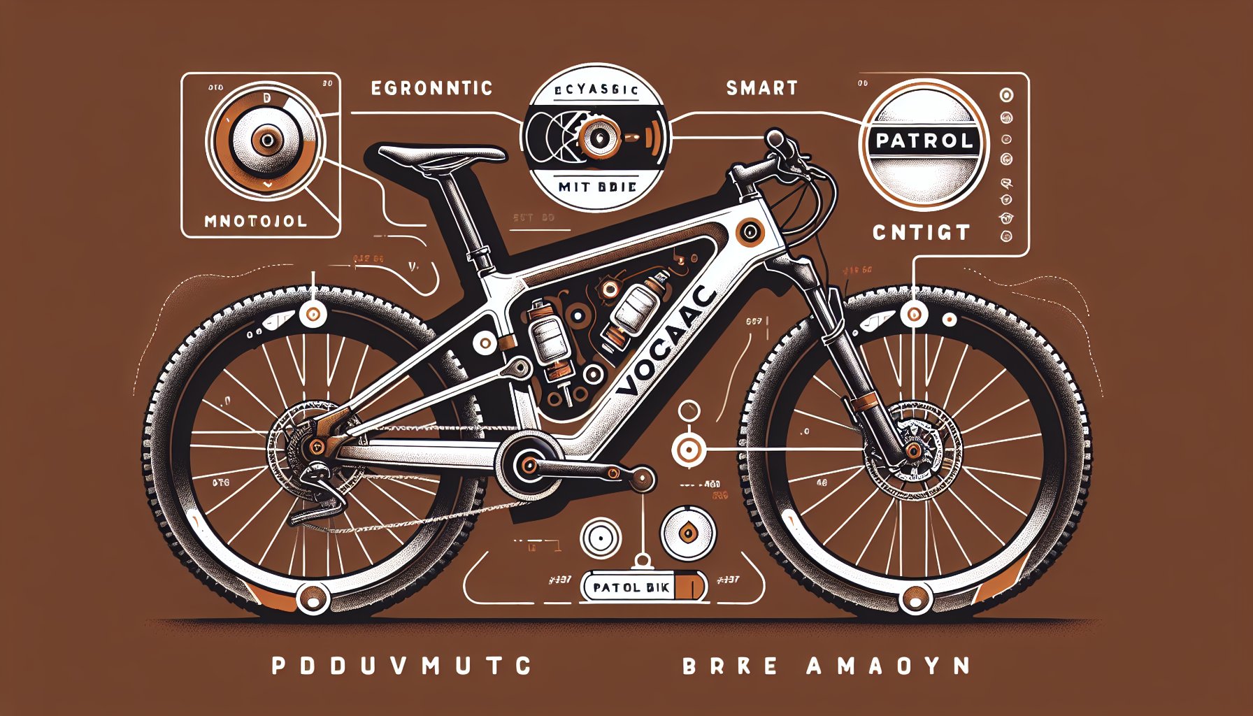 Innovative Volcanic Bikes accessories enhance patrol bikes with ergonomic design and smart technology integration.