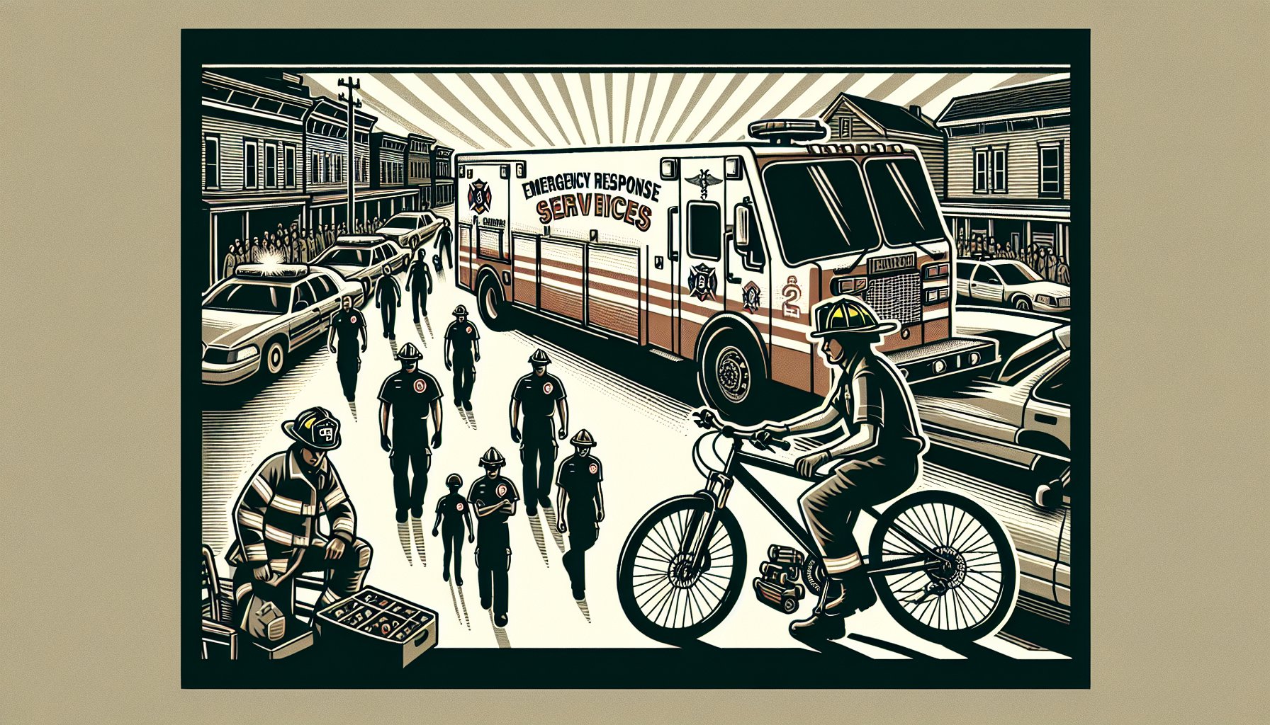 Emergency response bike benefits for Fire/EMS teams: community engagement, eco-friendly, and cost-effective solutions.