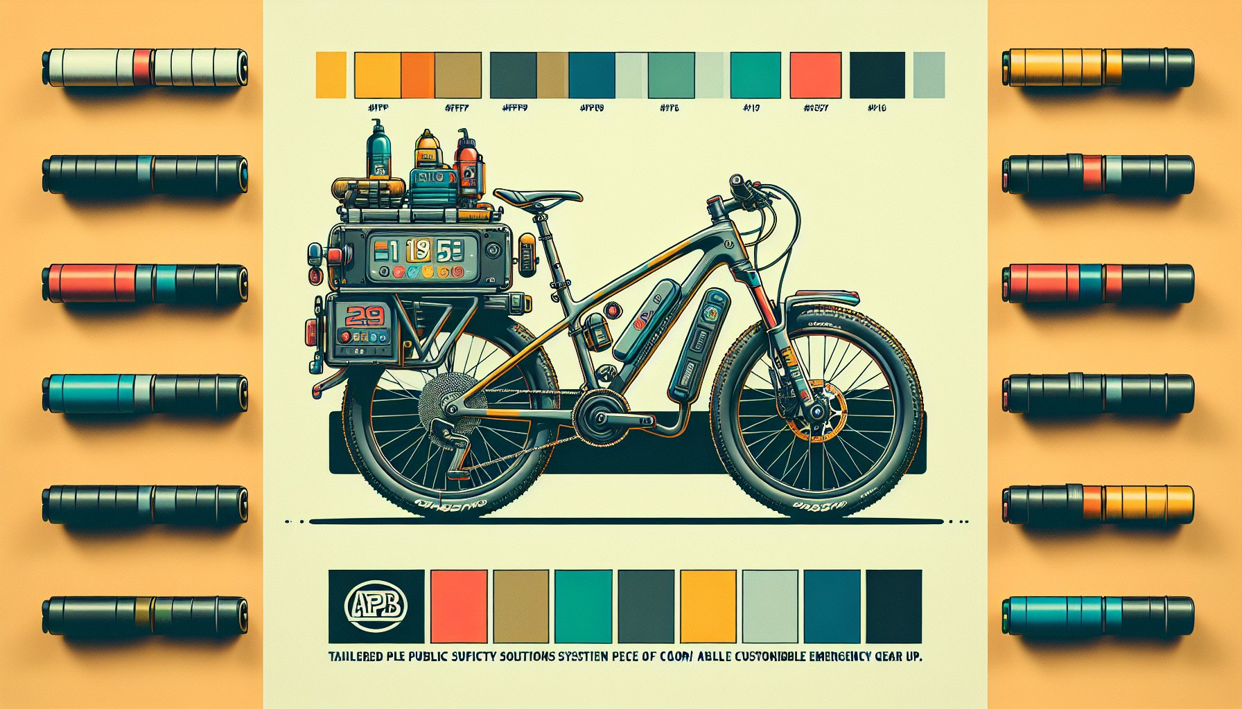 Emergency Response Bike APB 29er features Bosch assist and customizable gear for enhanced public safety solutions.