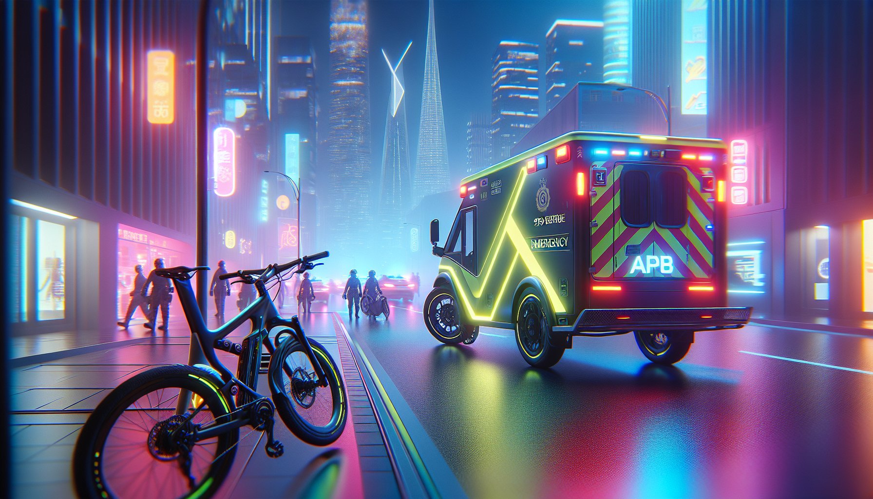 Emergency response bike guide featuring the APB 29er E-Bike for urban mobility in fire and EMS services.