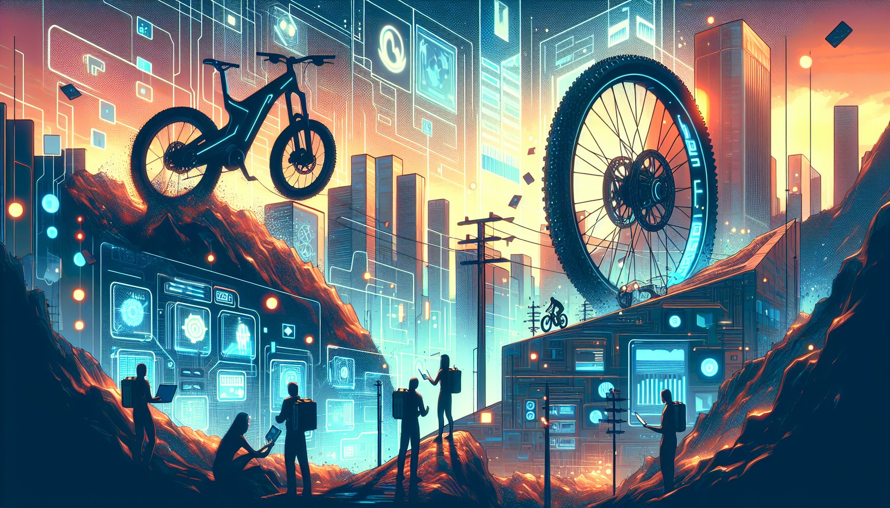 Volcanic Bikes promoting sustainability and employee empowerment through data analytics and electric bike innovations in 2025.