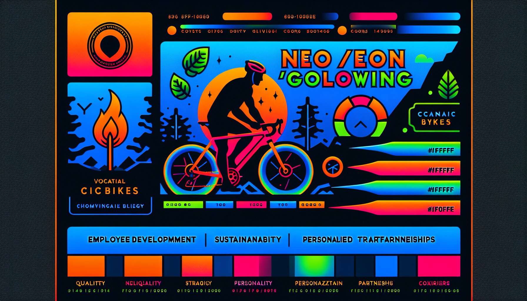 Volcanic Bikes' employee development through personalized training and strategic partnerships enhances sustainability in 2025.