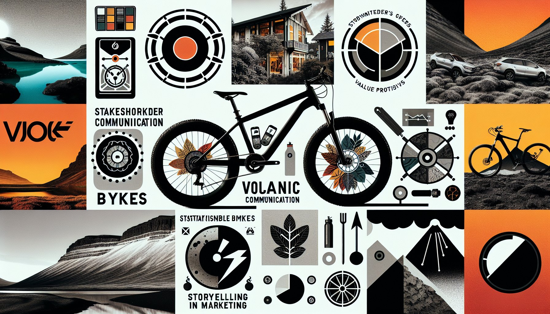 Volcanic Bikes showcases stakeholder communication strategies for sustainable cycling through impactful storytelling and value propositions.