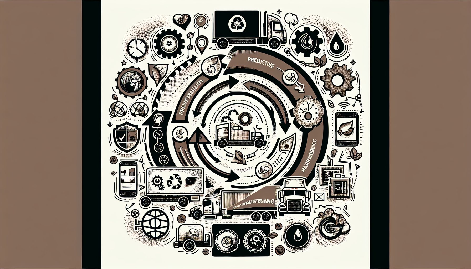 Maximizing fleet reliability through proactive and predictive maintenance with eco-friendly practices and customer feedback loops.