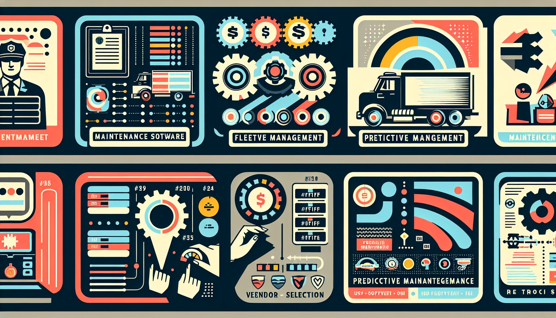 Guide to selecting user-friendly maintenance software for fleet management, focusing on predictive maintenance and vendor selection.