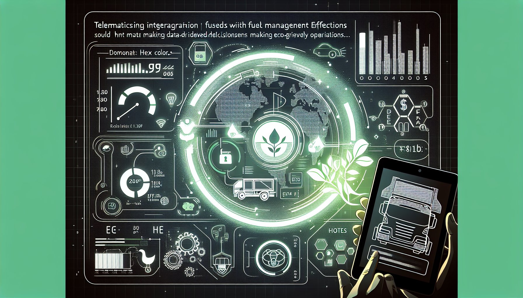 Telematics integration enhances fleet management efficiency, enabling fuel consumption tracking and eco-friendly, data-driven decisions.