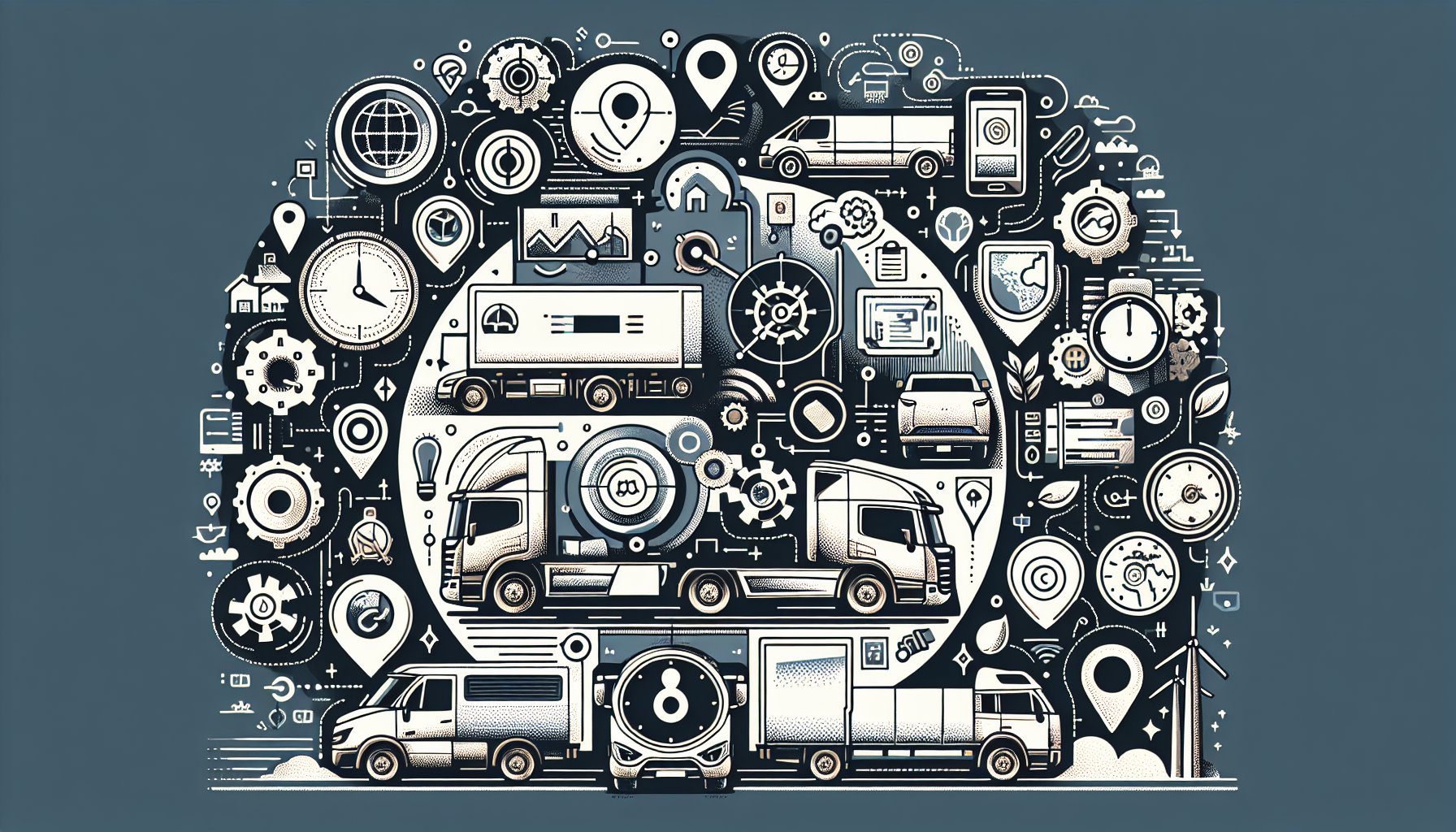Telematics enhances fleet management with real-time tracking for improved vehicle safety and sustainable solutions.
